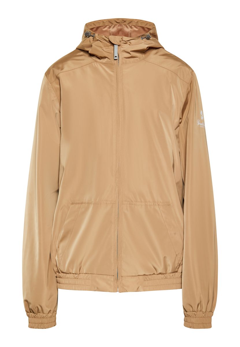 Wasserfeste Übergangsjacke mit Kapuze