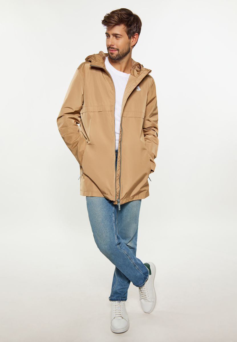 Wasserdichte Regenjacke mit Kapuze
