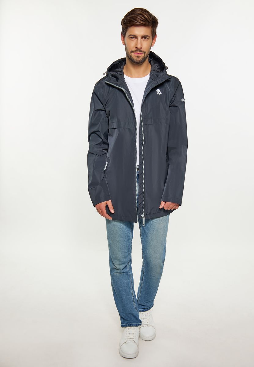 Funktionaler wasserdichter Regenparka mit Kapuze