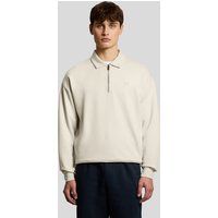 Minimalistisches Sweatshirt mit Viertelreißverschluss