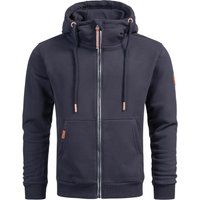Klassische Sweatjacke mit Kapuze