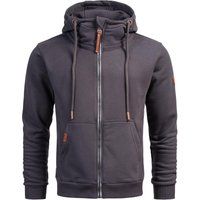 Zip-Hoodie mit hohem Kragen