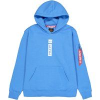 Hoodie mit vertikalem Logo und Tasche