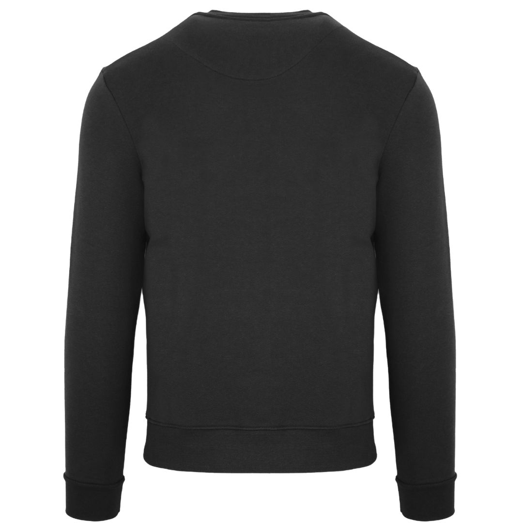 Sweatshirt mit Wappen-Logo und Rundhalsausschnitt