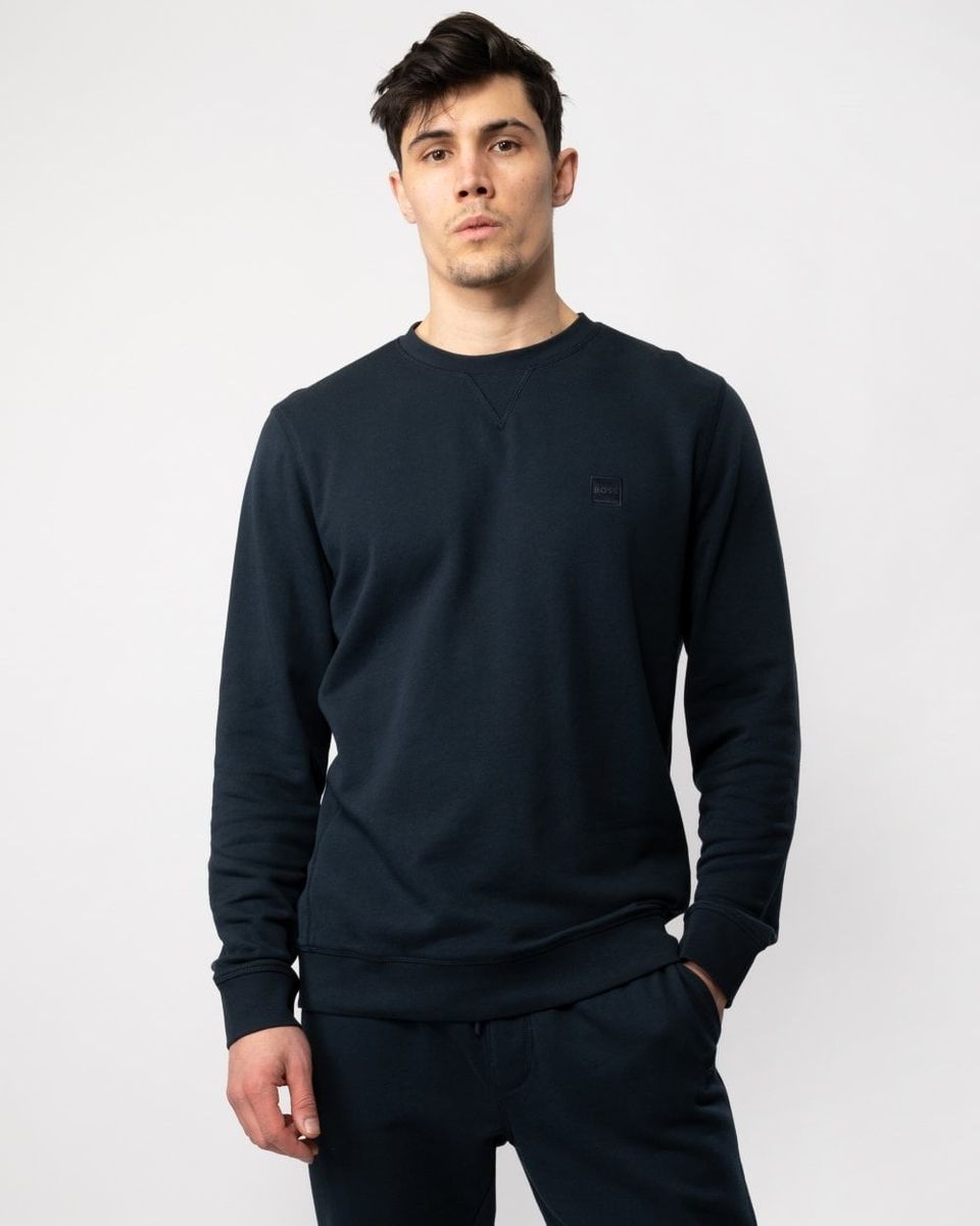 Lockeres Sweatshirt aus Baumwoll-Terry