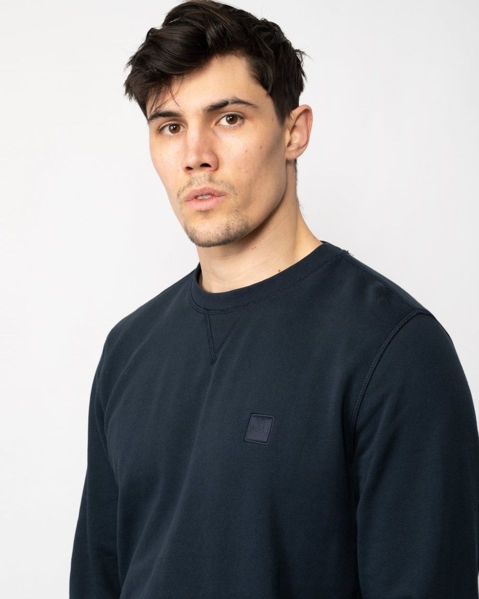 Lockeres Sweatshirt aus Baumwoll-Terry