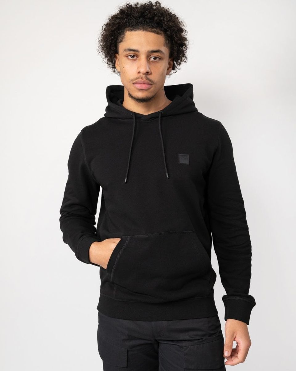 Klassischer French-Terry-Logo-Hoodie