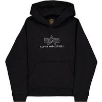 Fleece-Hoodie mit Grafik-Logo