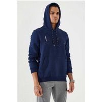 Kapuzenpullover mit Barcode-Grafik