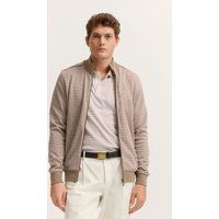 Sweatjacke mit Jacquard-Muster und Reißverschluss