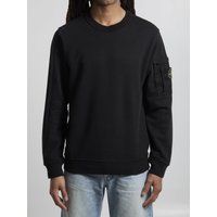 Rundhals-Sweatshirt mit Utility-Ärmeltasche