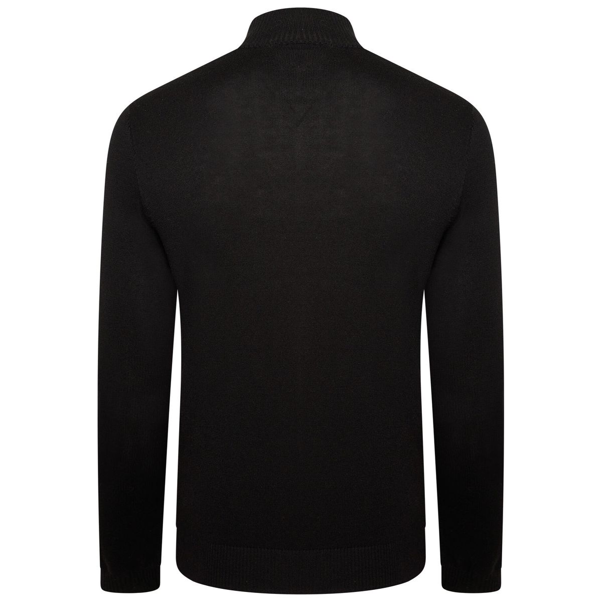 Gestrickter Half-Zip Pullover mit Streifen