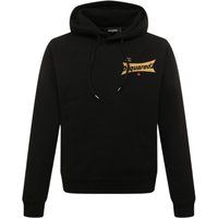 Baumwoll-Hoodie mit markantem Logo-Print