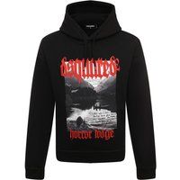 Hoodie mit Horror-Lodge-Grafikprint