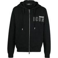 Zip-Oberteil mit Icon-Outline-Logo