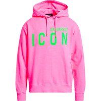 Baumwoll-Hoodie mit Icon-Grafik