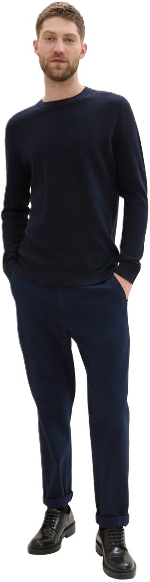 TOM TAILOR Pullover, Baumwolle, für Herren, blau, XXL