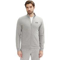 Sweatjacke mit Reißverschluss und Logo