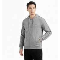 Kapuzenjacke mit Logo-Tape