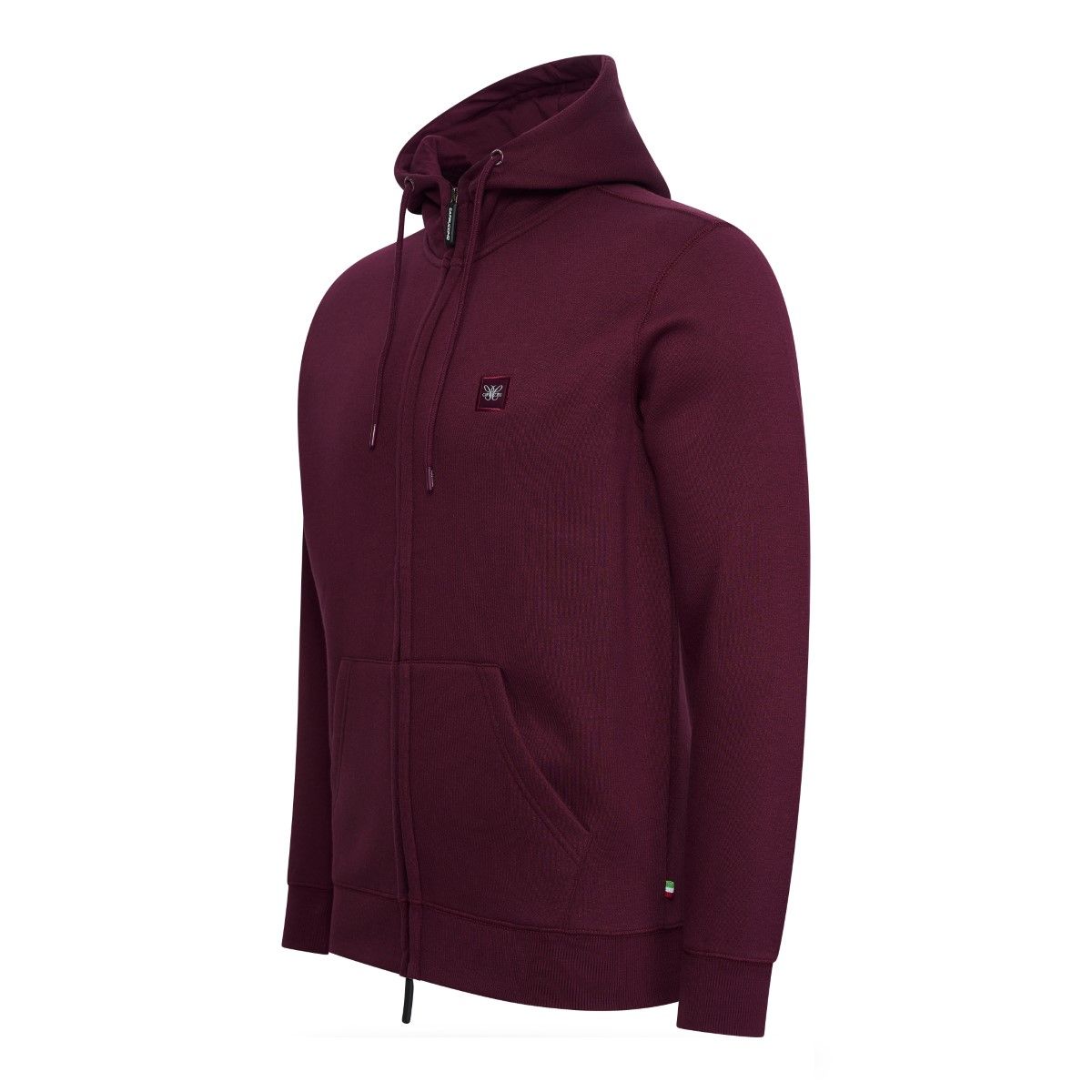 Klassischer Fleece-Zip-Hoodie