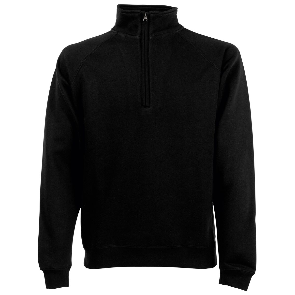 Raglan-Sweatshirt mit Viertelreißverschluss
