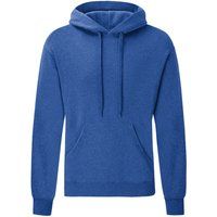 Klassischer Kapuzenpullover in Melange-Optik