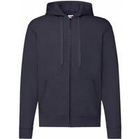 Klassischer Kapuzenpullover mit Reißverschluss