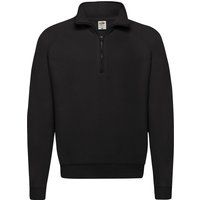 Sweatshirt mit Viertel-Reißverschluss und Raglanärmeln