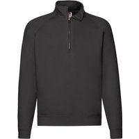 Raglan-Sweatshirt mit Viertel-Reißverschluss