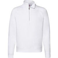 Premium Raglan-Sweatshirt mit Reißverschluss