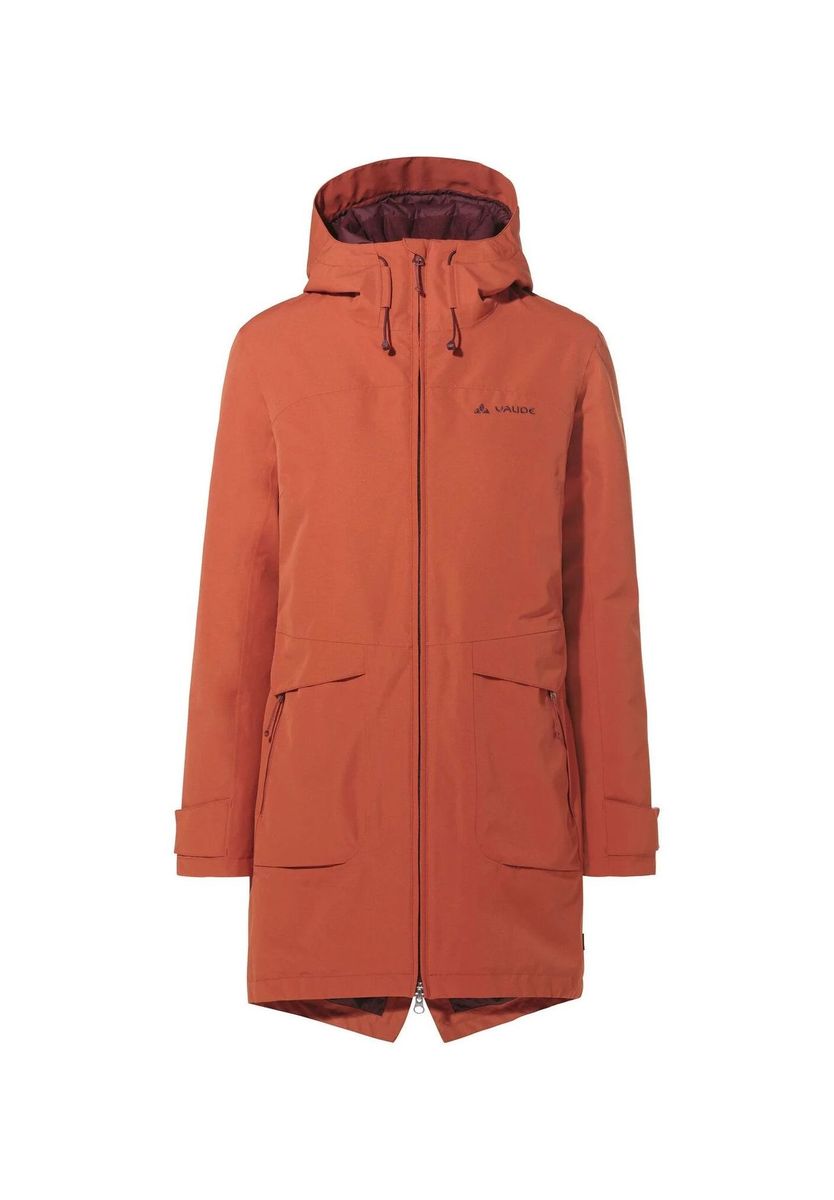Wasserdichter, isolierter Longline-Parka mit Kapuze