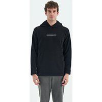 Fleece-Hoodie mit Logo-Print