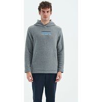 Minimalistischer Fleece-Hoodie mit Logo