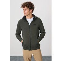 Klassischer Zip-Hoodie aus Fleece