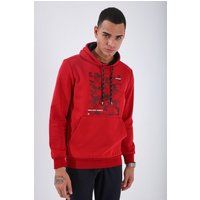Fleece-Hoodie mit Camouflage-Grafik