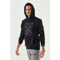 Kapuzenpullover mit Grafik-Druck