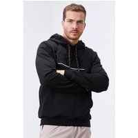 Kapuzenpullover mit geprägtem Logo