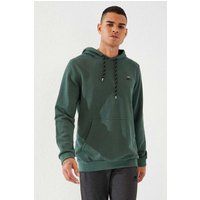 Klassischer Fleece-Kapuzenpullover