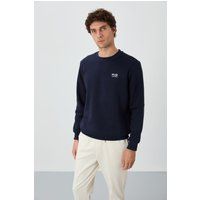 Klassisches Sweatshirt mit Rundhalsausschnitt