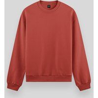 Klassisches Fleece-Sweatshirt mit Rundhals