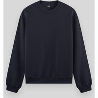 Klassisches Fleece-Sweatshirt mit Rundhalsausschnitt