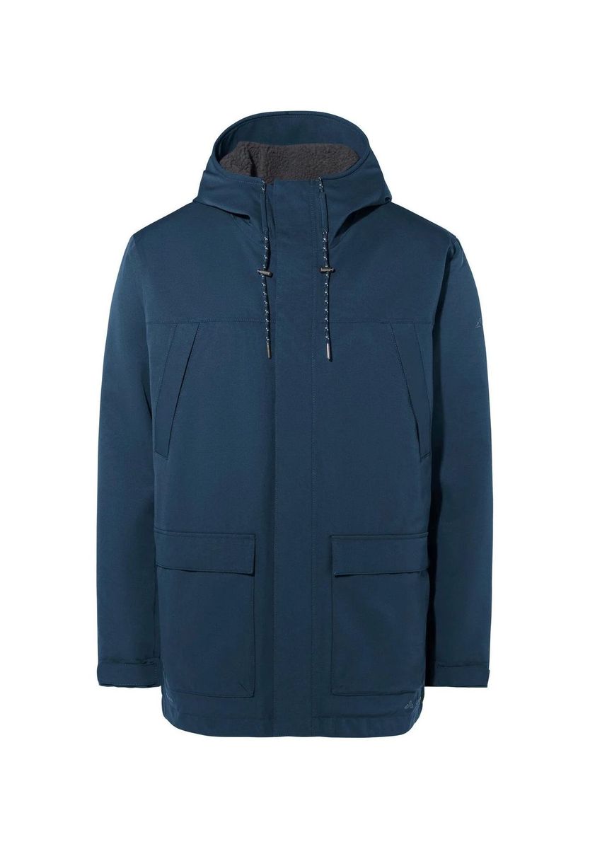 Wasserdichter Winterparka mit Sherpa-Futter und Kapuze