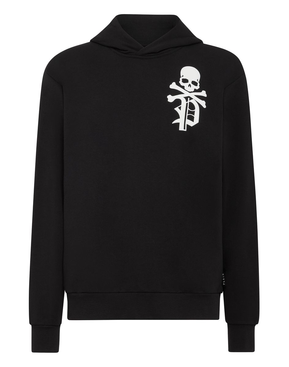 Gothic Grafik Baumwoll-Hoodie