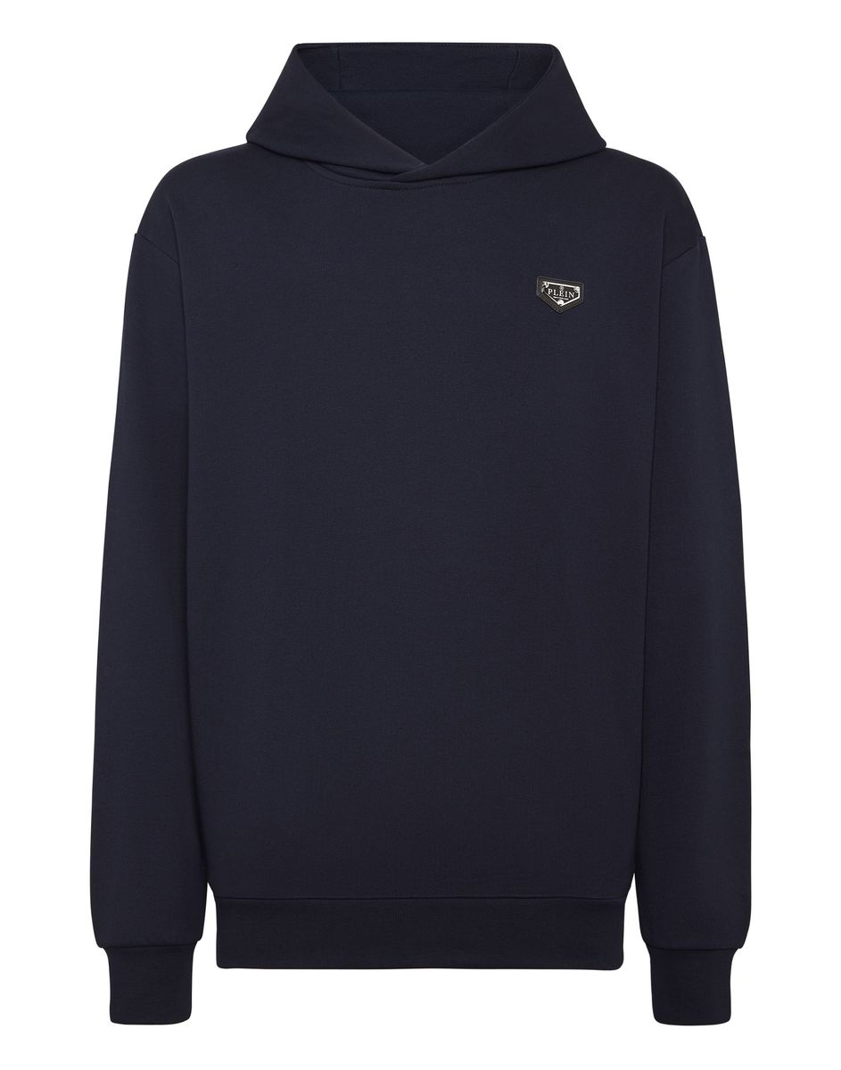 Ikonischer Kapuzenpullover mit Logo-Badge