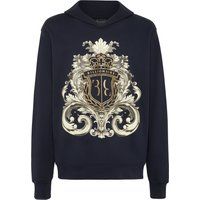 Hoodie mit besticktem Barock-Wappen