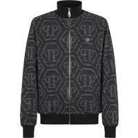 Trainingsjacke mit Monogramm-Jacquard-Muster