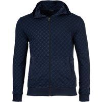 Bedruckte Kapuzensweatjacke mit Reißverschluss