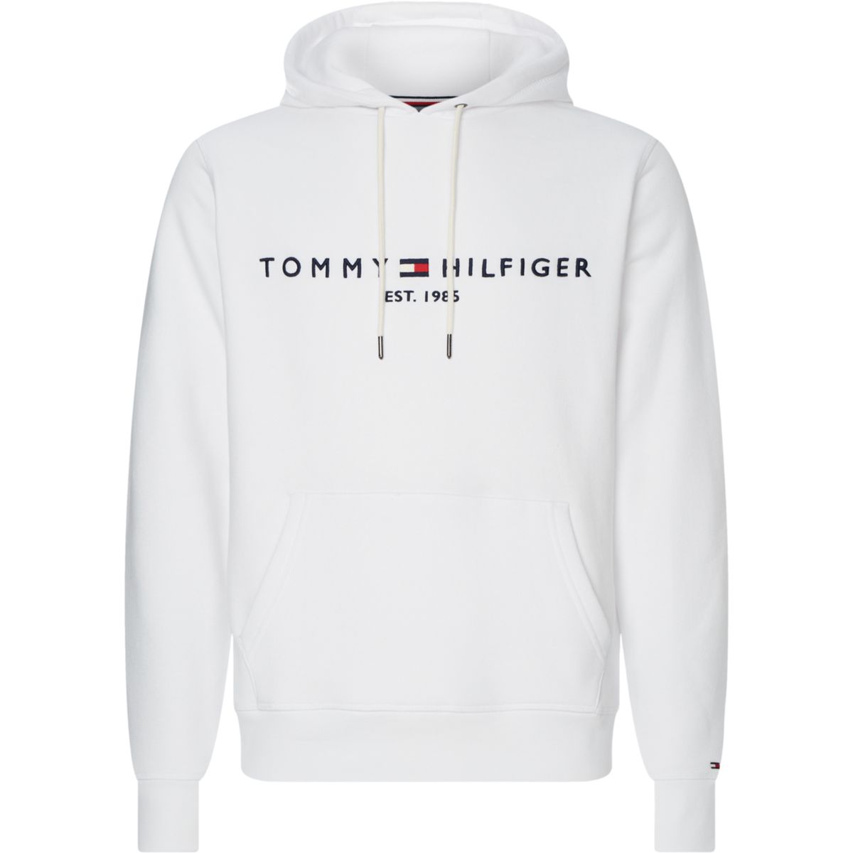 Kapuzenpullover mit Logoprint und Kordelzug