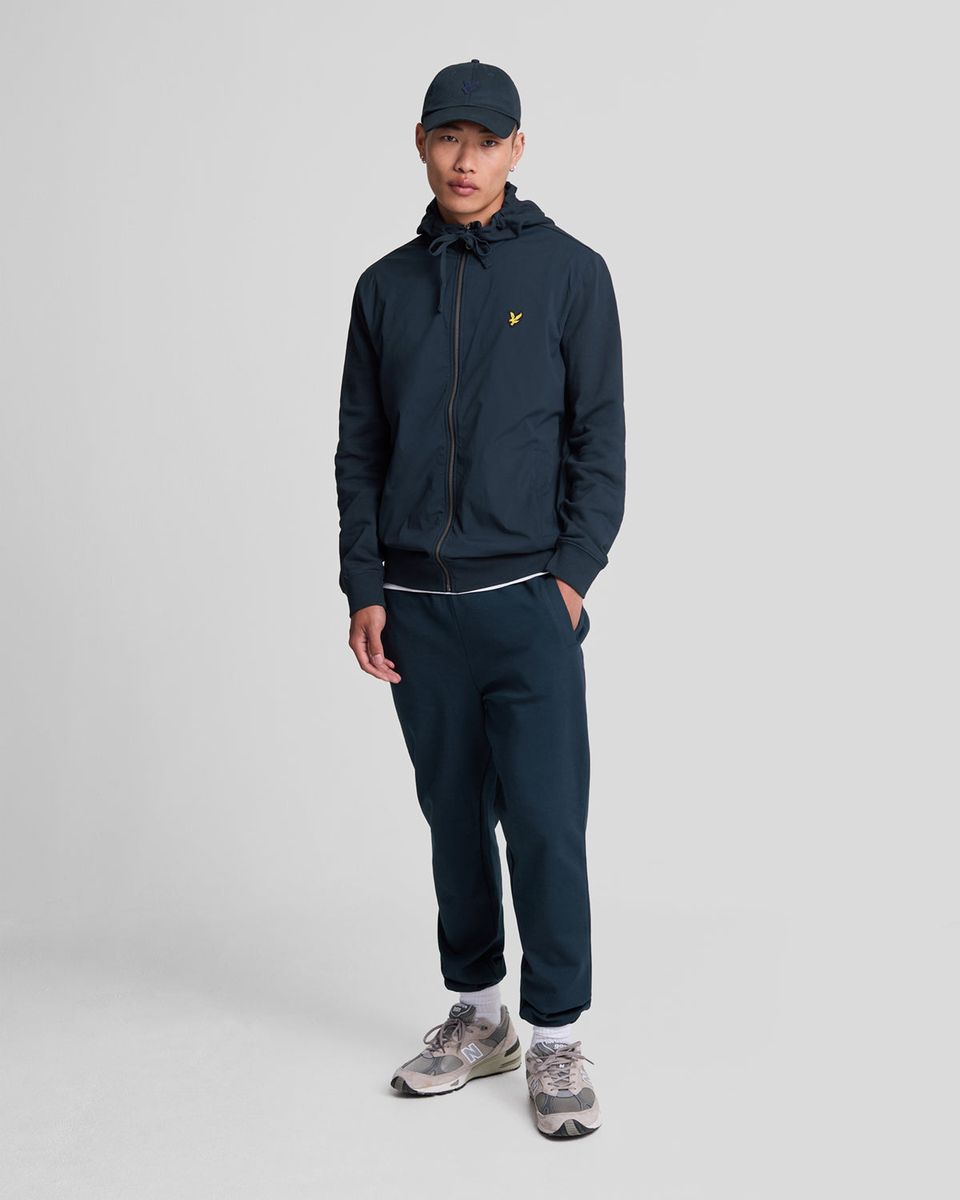 Leichte Hybrid-Kapuzenjacke mit Reißverschluss