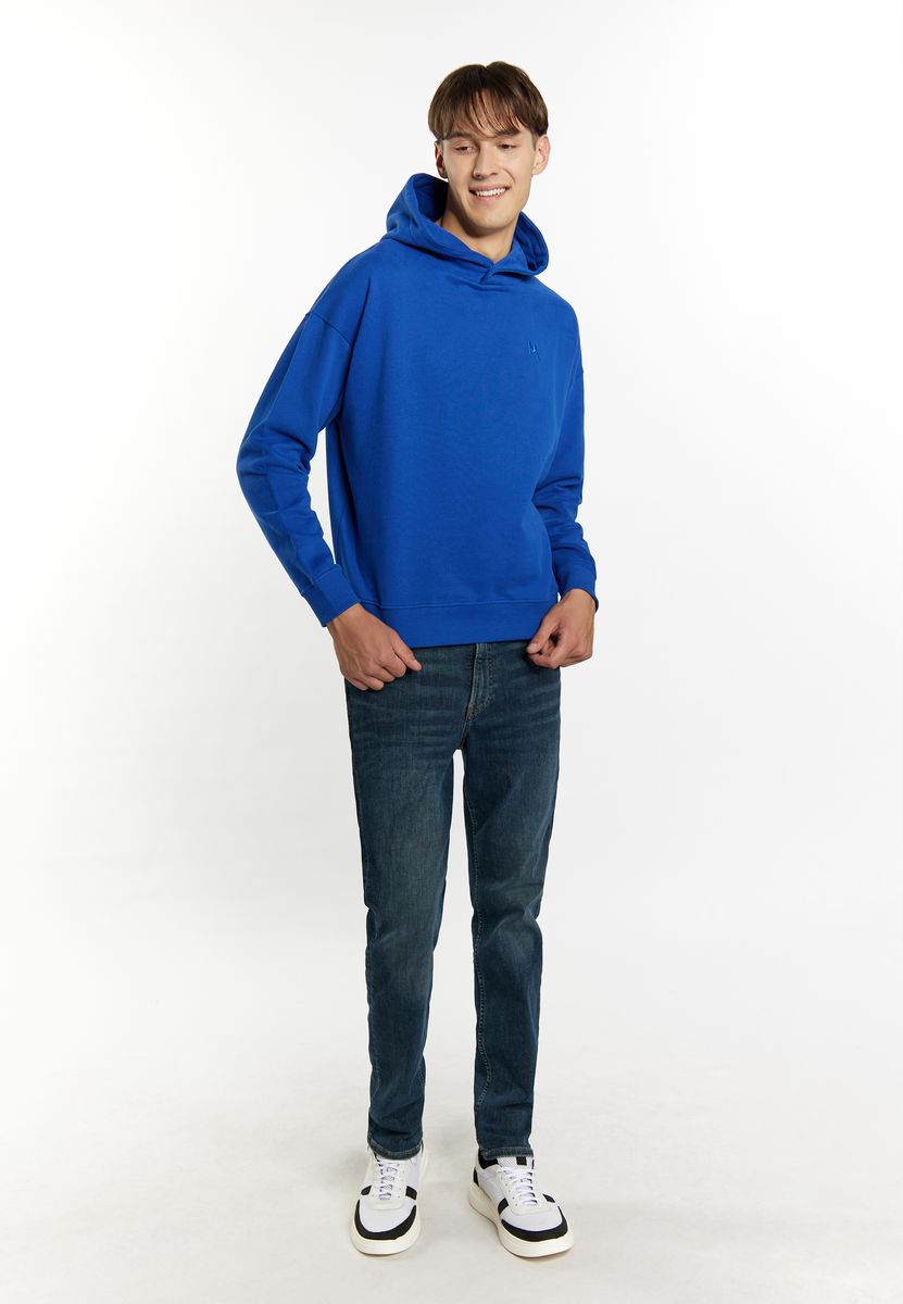 Minimalistischer Hoodie mit Stickerei